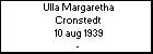 Ulla Margaretha Cronstedt