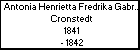 Antonia Henrietta Fredrika Gabriella Tersia Amalia Cronstedt