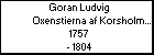 Goran Ludvig Oxenstierna af Korsholm och Vasa