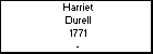 Harriet Durell